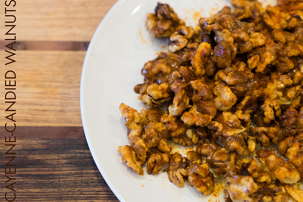 Cayenne-Candied Walnuts